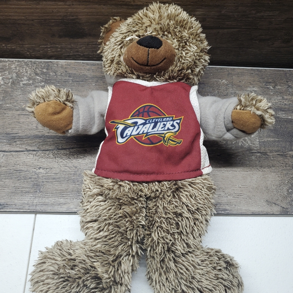 NBA Cavaliers Cavs Bear Plush collectible teddy Bear hooded‎ 16' Playoffs Lebron